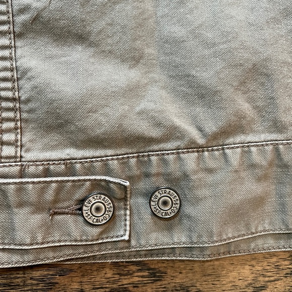 Levi's Utility Jacket Khaki Tan Cotton Twill Size Small Workwear Style - Picture 5 of 6